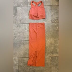 Fabletics XS Two Piece skirt set
